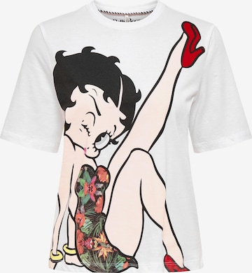 ONLY Shirt 'BETTY' in White: front