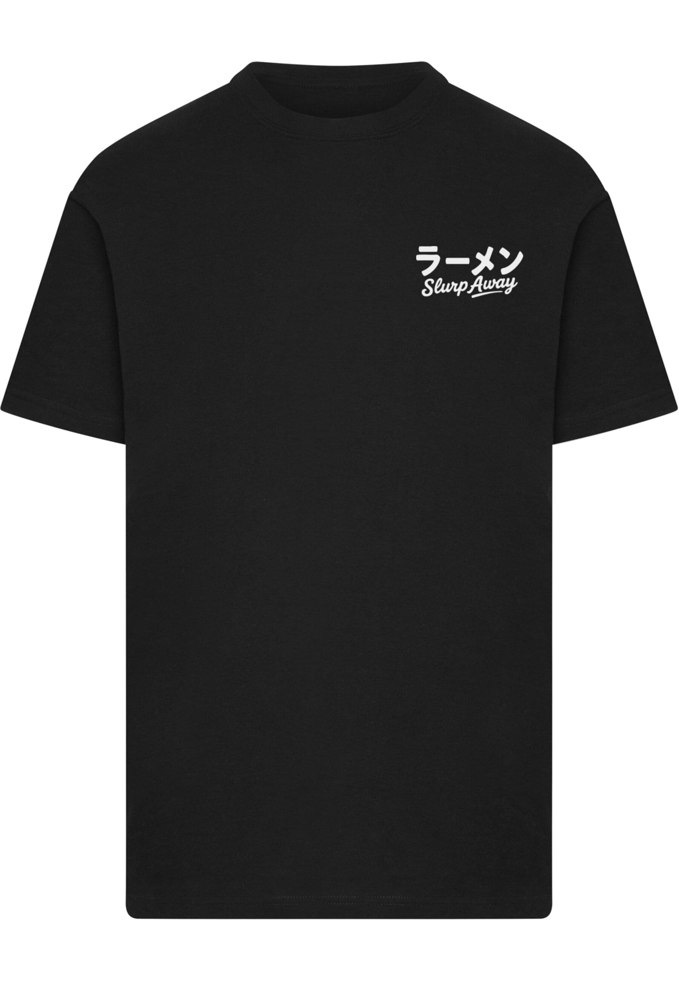 Merchcode Shirt 'Japanese Ramen' in Black: front