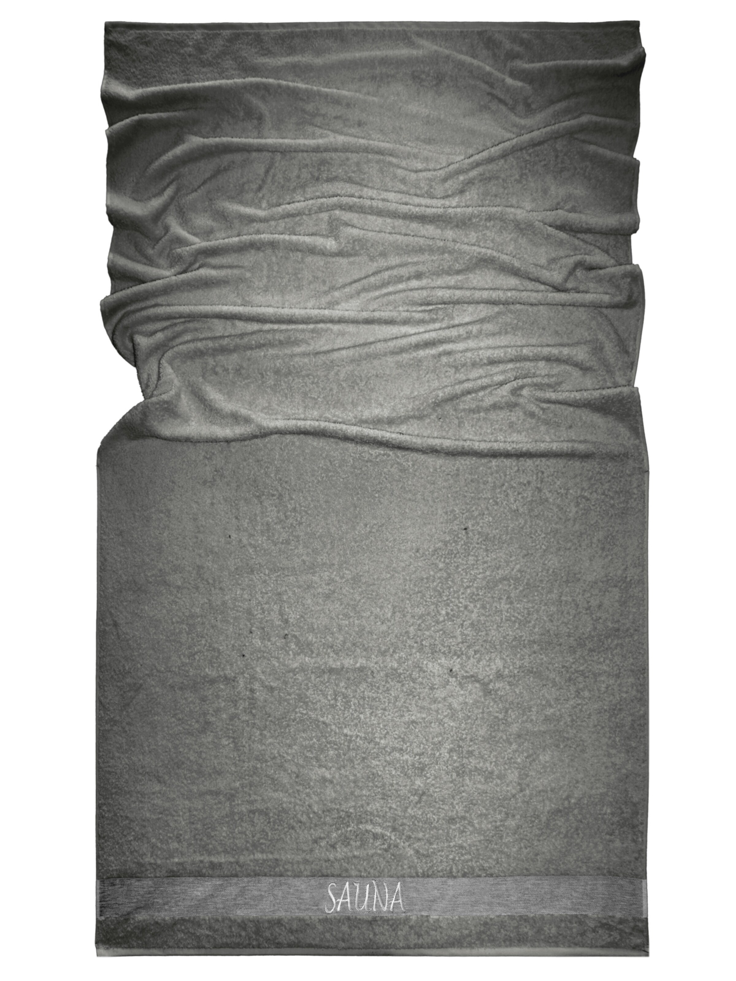 Lashuma Towel 'Lima' in Grey: front
