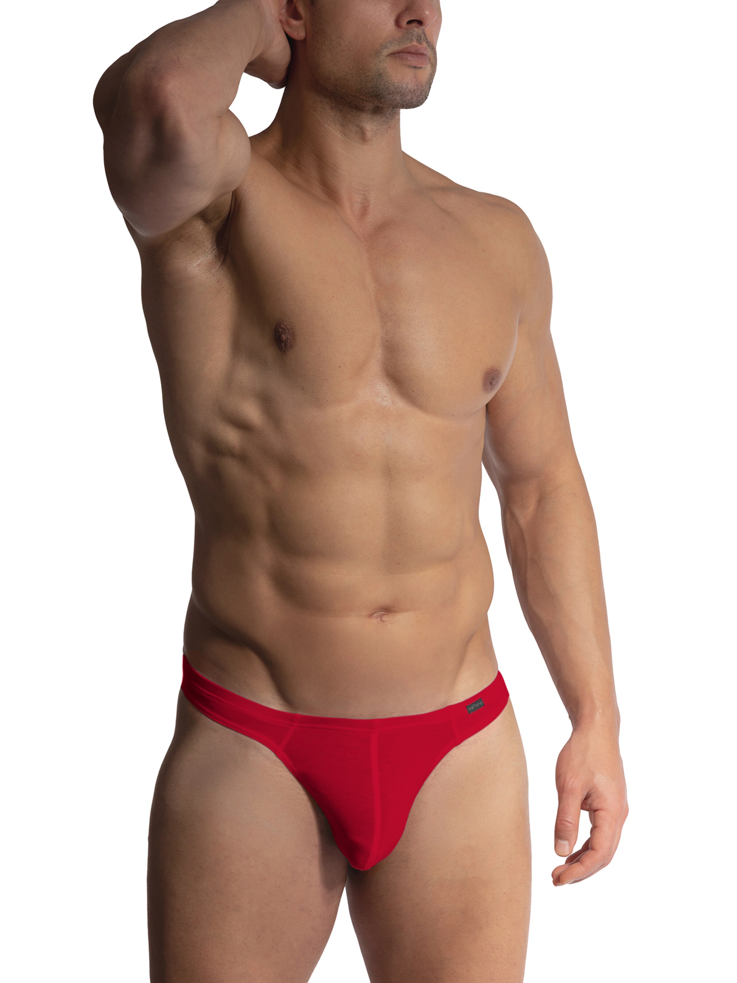 Slip ' RED1601 Ministring ' Olaf Benz en rouge : devant