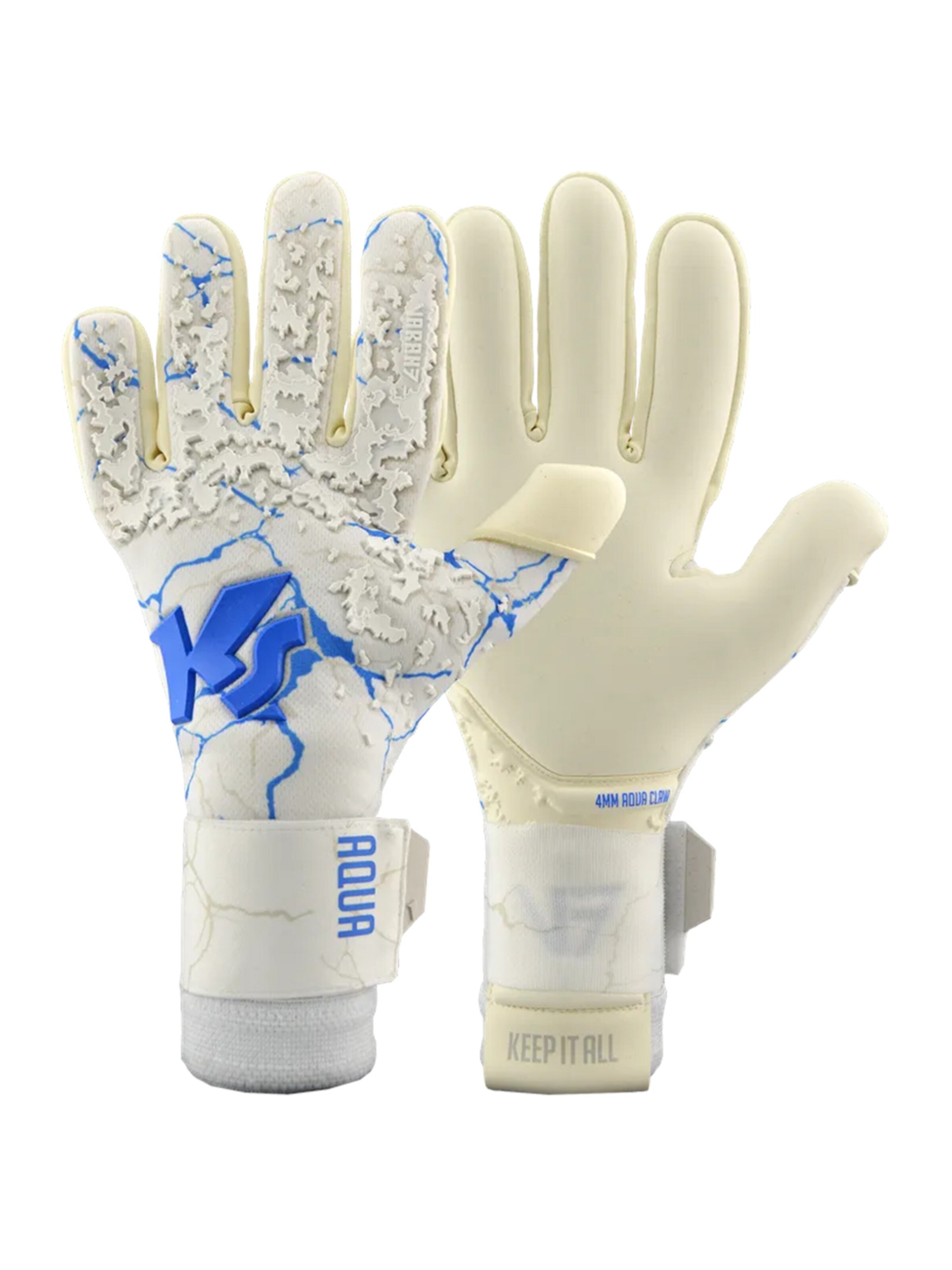 KEEPERsport Sporthandschuhe in Weiß: Vorderseite