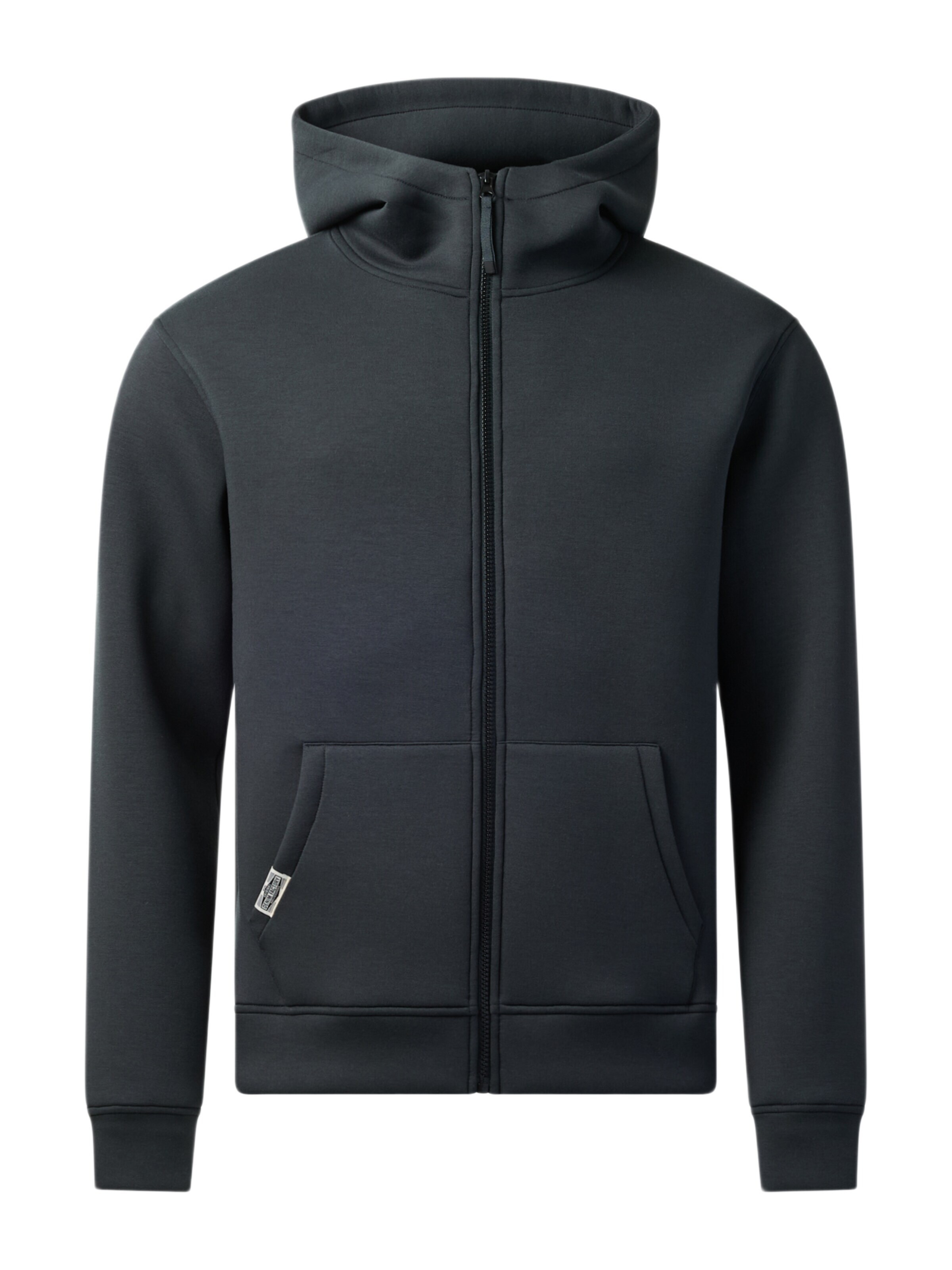 Denim Factory Sweatjacke 'San Diego'‌ in Grün: Vorderseite