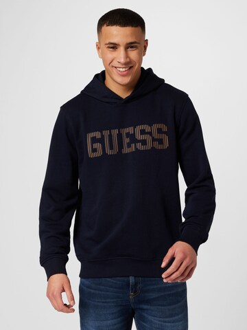 GUESS Sweatshirt 'BEAU' in Blue: front