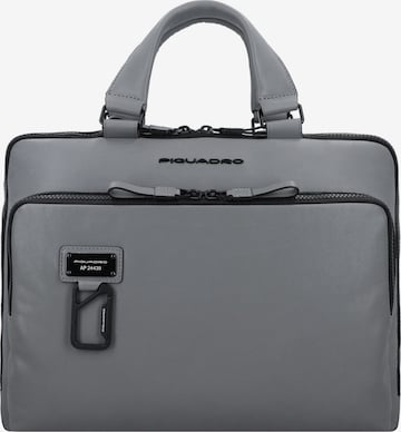 Piquadro Document Bag in Grey: front