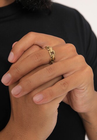 Bague 'Chain' KUZZOI en or : devant