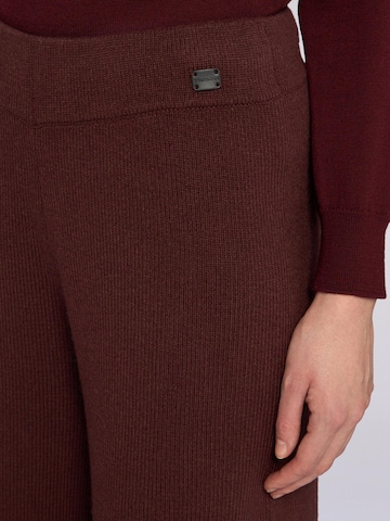 Trussardi - Pierna ancha Pantalón en marrón