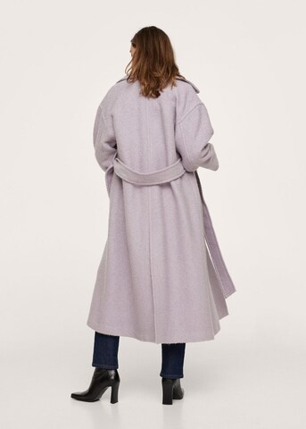 MANGO Between-Seasons Coat 'Dingdong' in Purple