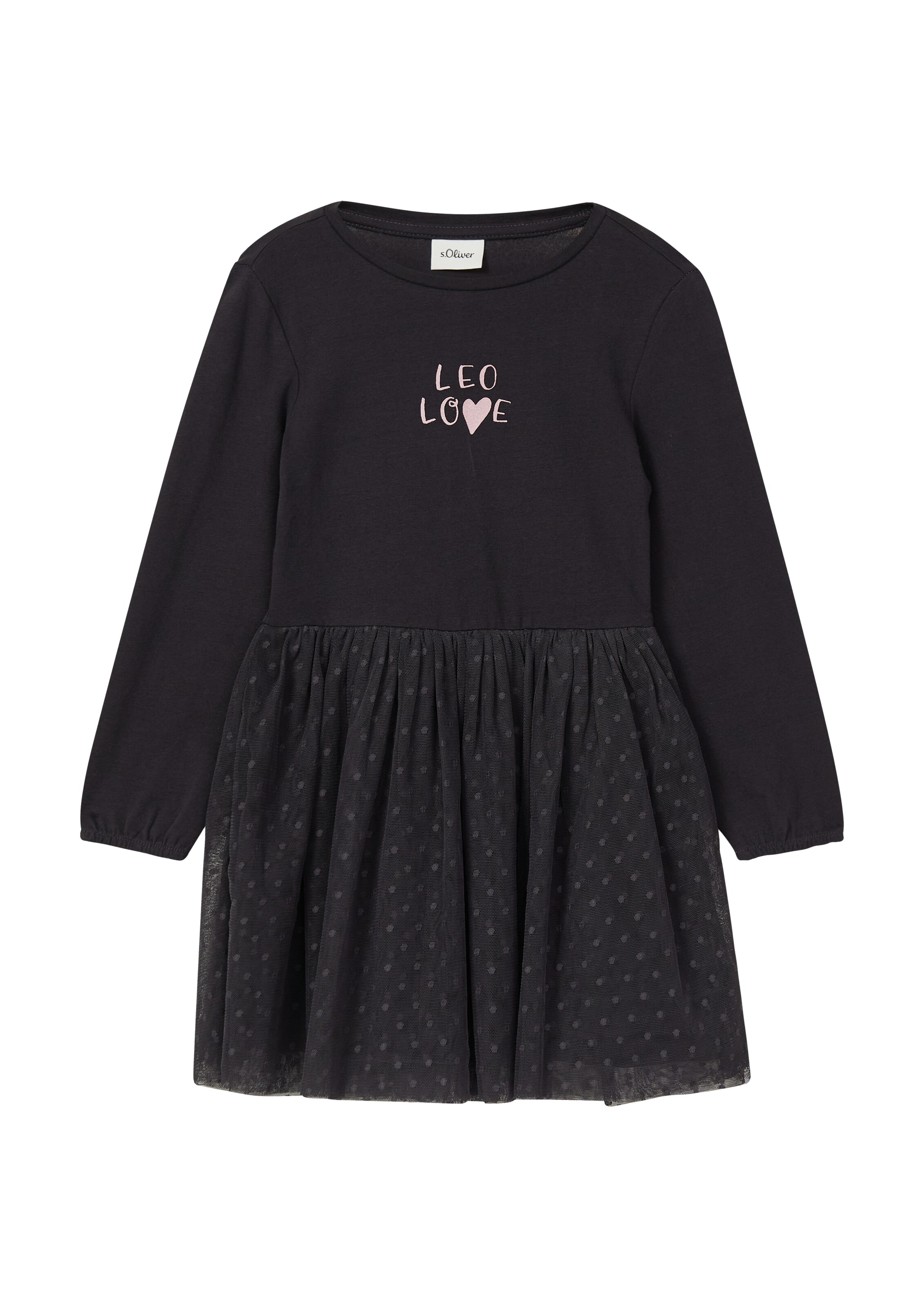 s.Oliver Kleid in Schwarz: Vorderseite