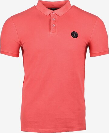 Le Temps Des Cerises Poloshirt 'DYLON' in Rot: predná strana