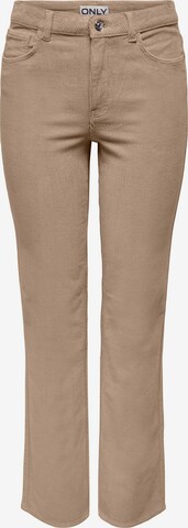 ONLY Regular Trousers 'Emily' in Brown: front