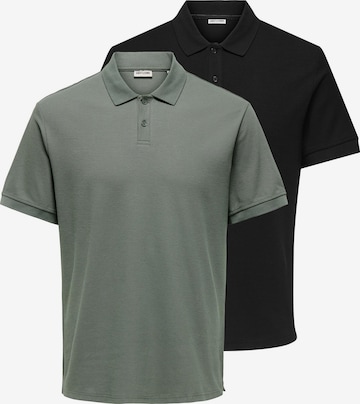 Only & Sons Shirt 'Ben' in Green: front