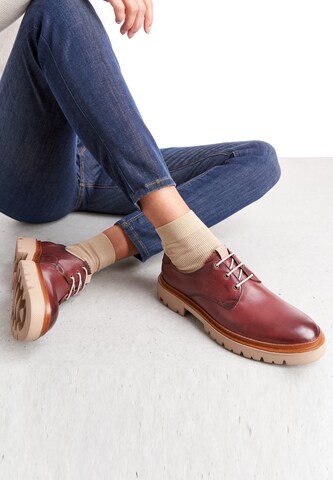 LLOYD Lace-Up Shoes in Red