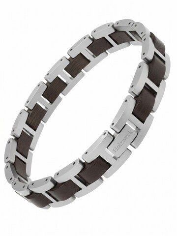 Bracelet 'SCHLIERSEE' Holzwerk en argent : devant