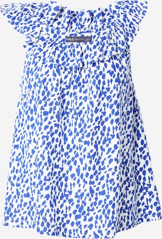 Marks & Spencer Blouse 'Lin' in Blauw: voorkant