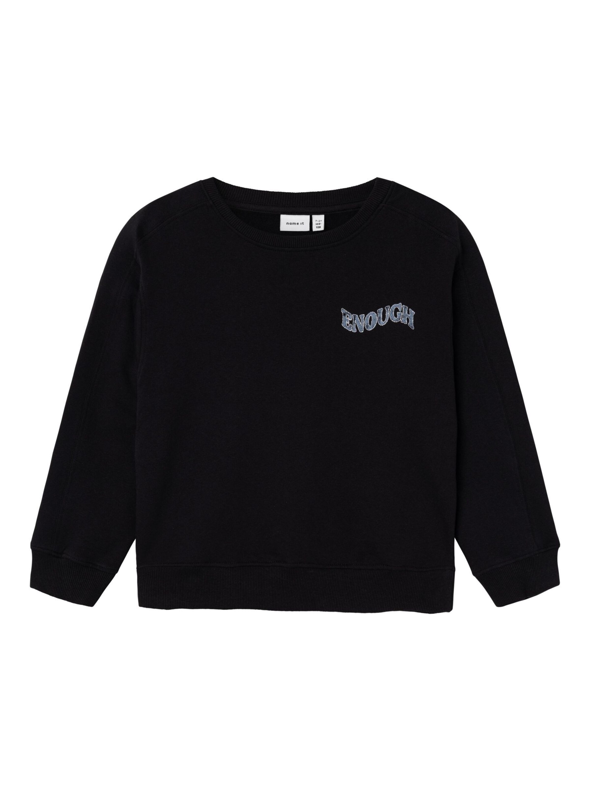 NAME IT Sweatshirt i sort: forside