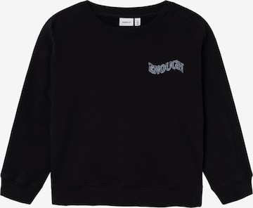 NAME IT - Sudadera en negro: frente
