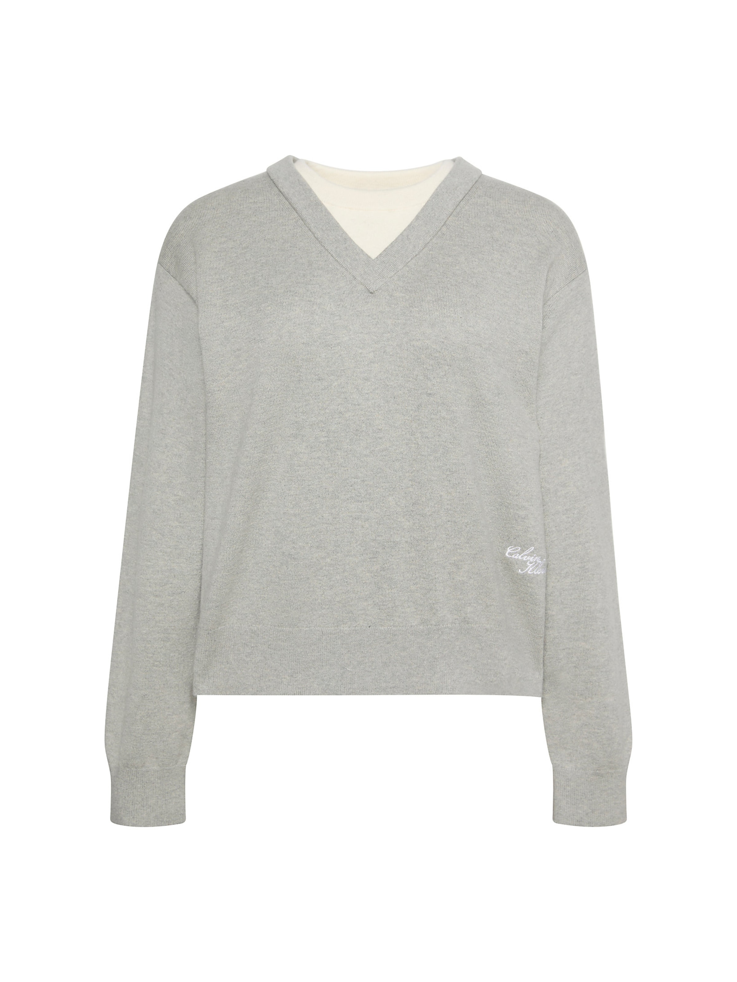 Calvin Klein Jeans Shirt in Grey: front