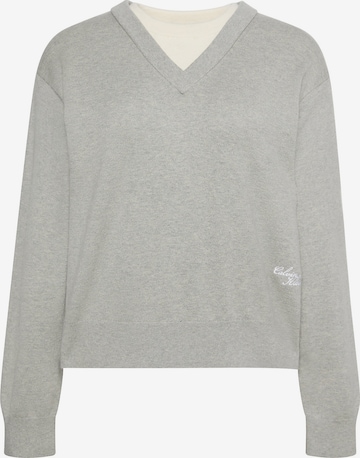 T-shirt Calvin Klein Jeans en gris : devant