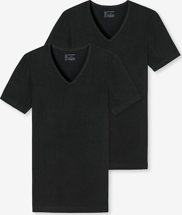 SCHIESSER Shirt ' 95/5 ' in Black: front