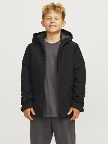 Jack & Jones Junior Performance Jacket in Black: front