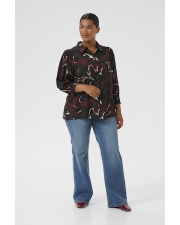 KAFFE CURVE Blouse 'KCmilana' in Black