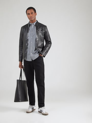 SCOTCH & SODA Slim fit Overhemd in Blauw