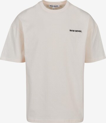 9N1M SENSE Shirt 'Mykonos' in Beige: voorkant