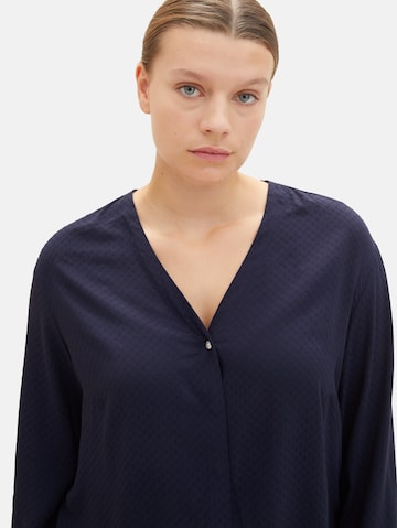 Tom Tailor Women + Blouse in Blue