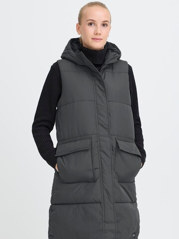 Gilet ' OXMINNA LONG ' di Oxmo in grigio