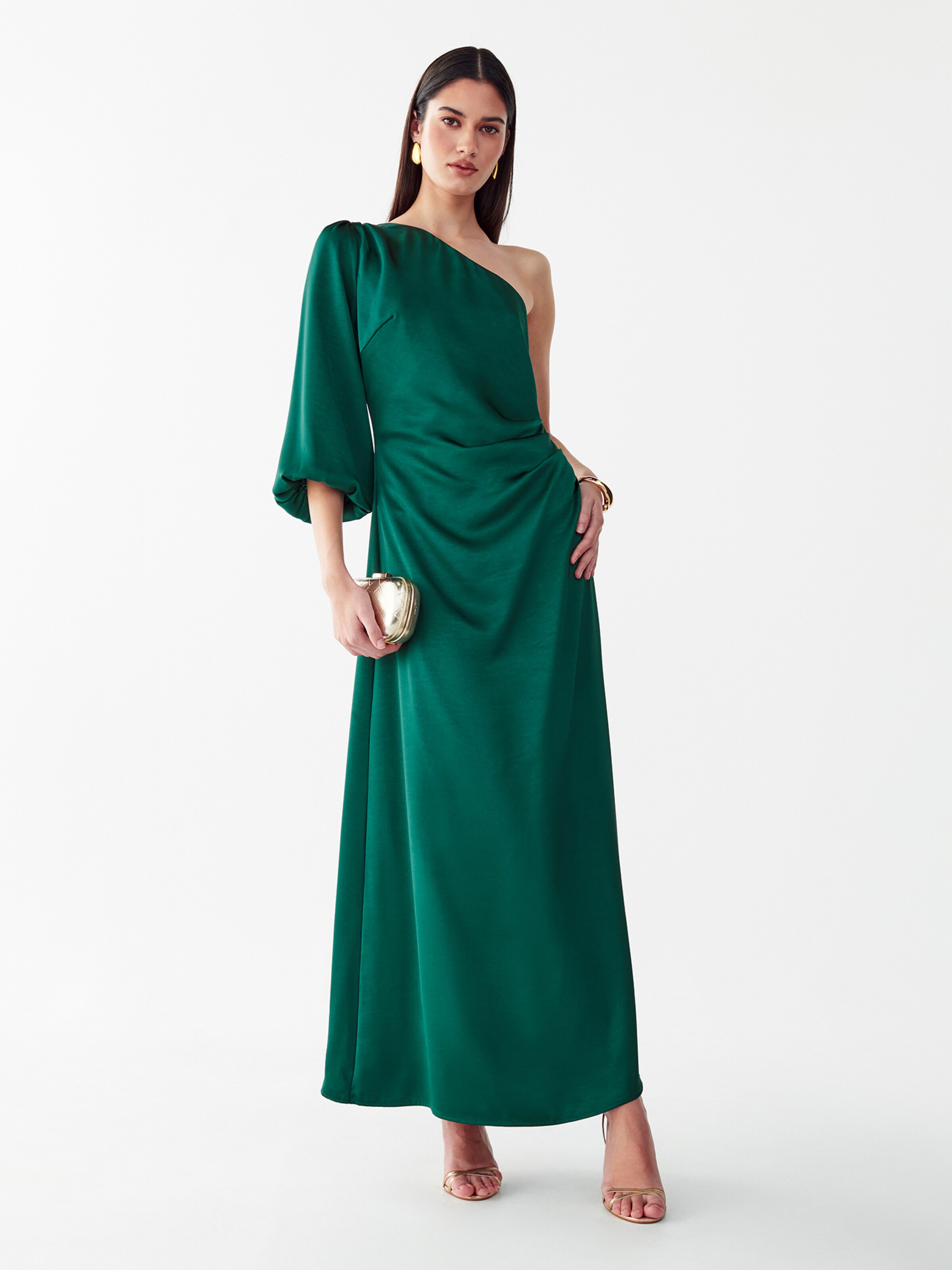 St MRLO - Vestido de noche 'Maxine' en verde: frente