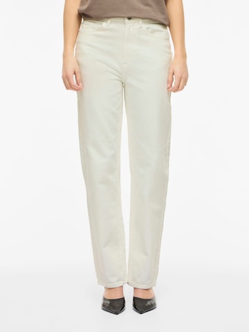 VILA Baggy Jeans 'Kelly' in Wit: voorkant