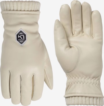 Mezzoguanti 'HIMLE' di Kari Traa in bianco: frontale