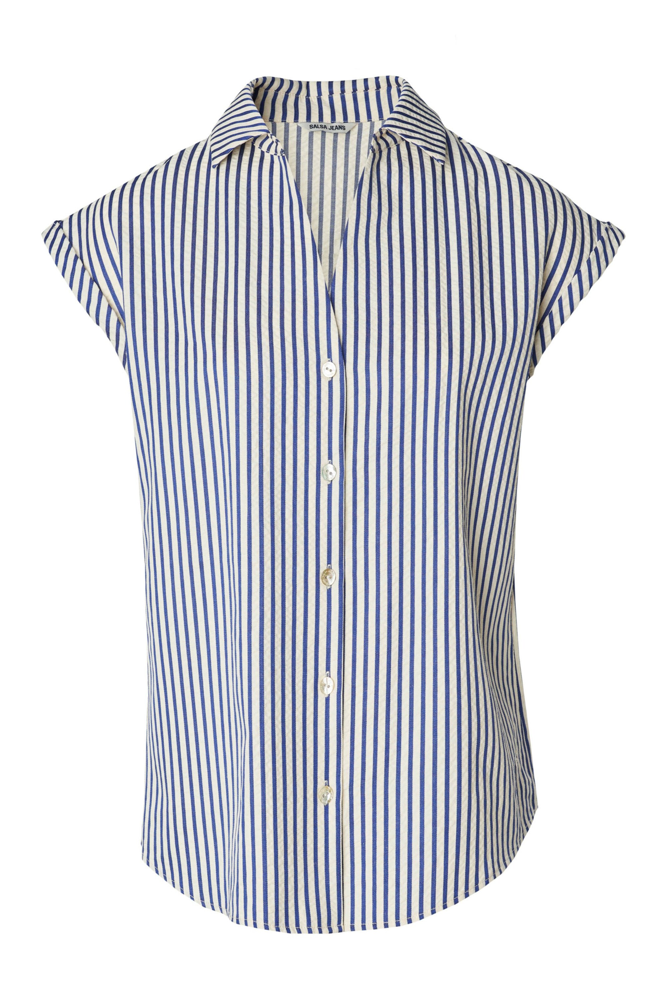 Salsa Jeans Blouse in Blue: front