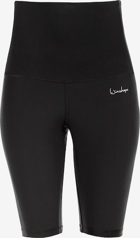 Slimfit Pantaloni sport 'HWL402' de la Winshape pe negru: față