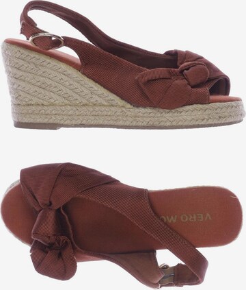 VERO MODA Sandals & High-Heeled Sandals in 36 in Brown: front