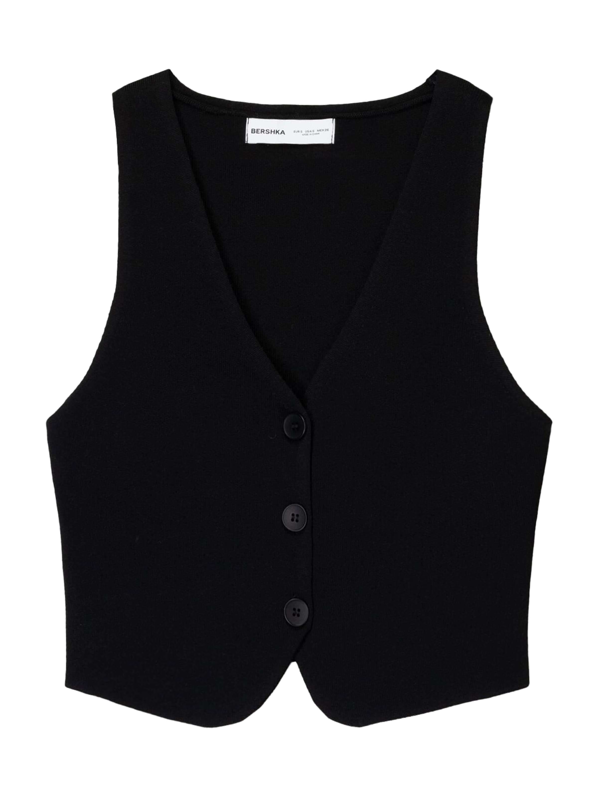 Bershka Vesta - čierna, Produkt