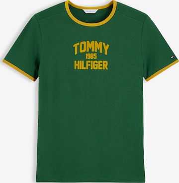TOMMY HILFIGER T-Shirt 'Varsity' in Grün: Vorderseite