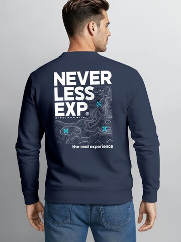 Neverless Sweatshirt 'Expedition'‌‌‌‌ in Blau
