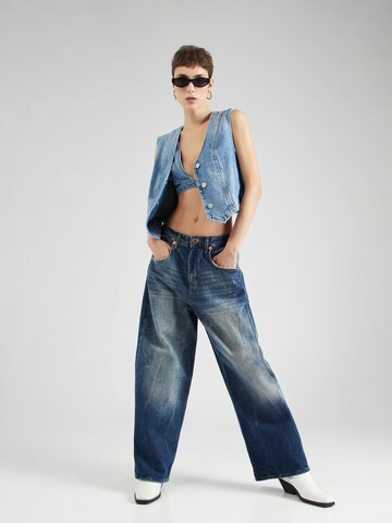 BDG Urban Outfitters Wide Leg Jeans 'Jaya' in Blau