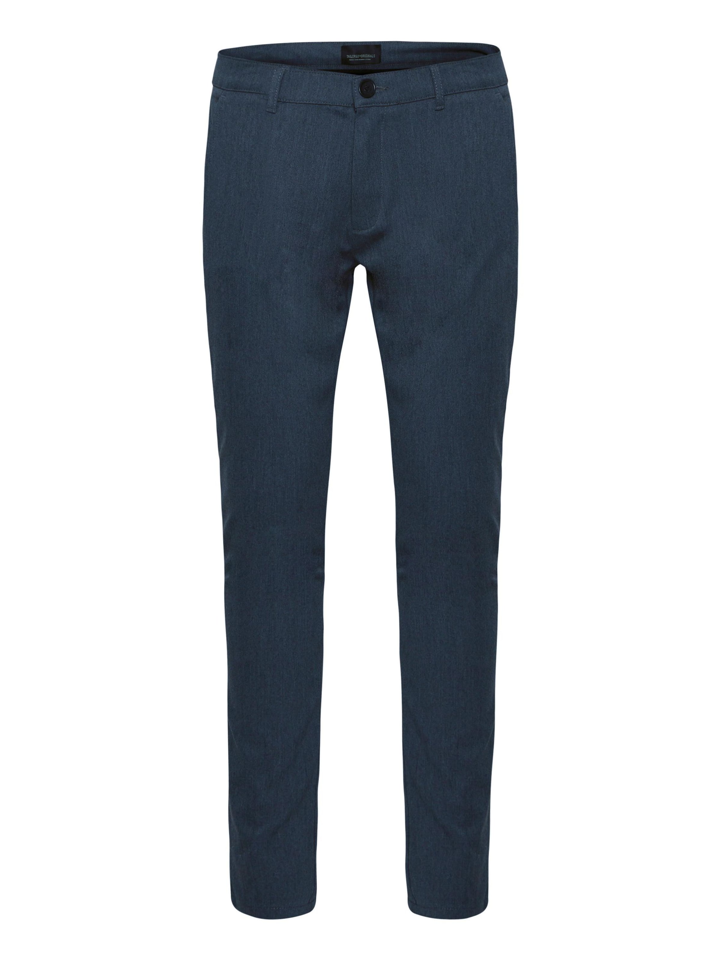 Pantalon chino 'Frederic' !Solid en bleu : devant