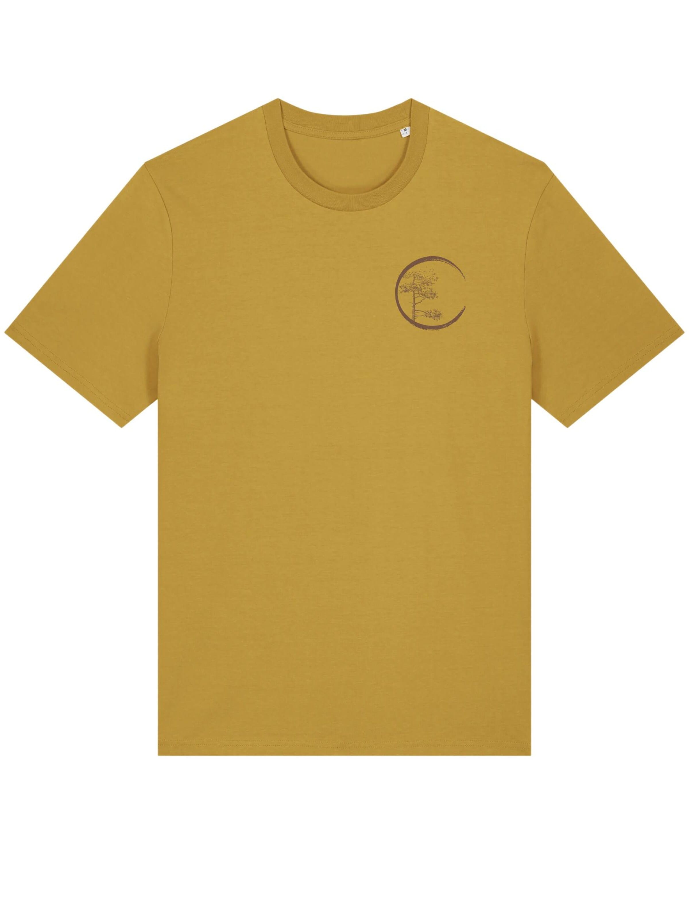 Life-Tree Shirt 'Ocre Circle' in Brown: front