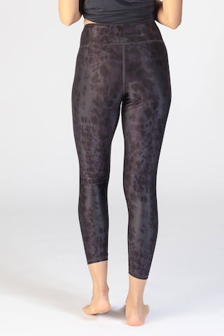 Kismet Yogastyle Skinny Sporthose 'Lux Essential Wild' in Grau