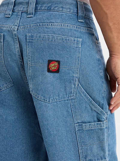Santa Cruz Cargo Jeans 'Carpenter' in Blue denim, Item view