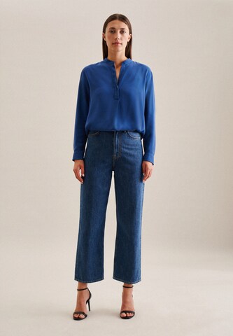 SEIDENSTICKER Blouse 'The Connecting Neutrals' in Blauw