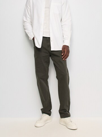 Salsa Jeans Regular Chino in Groen: voorkant
