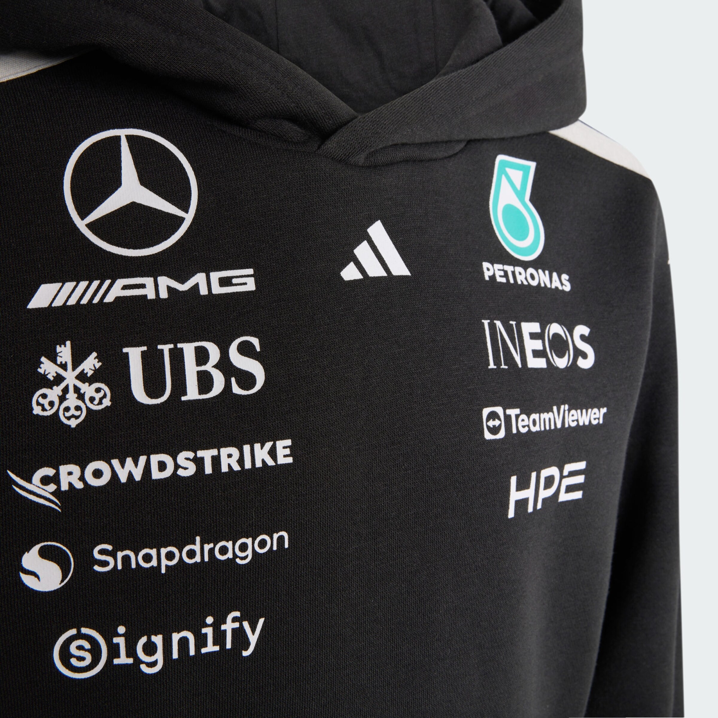 ADIDAS PERFORMANCE Sports sweatshirt 'Mercedes-AMG Petronas Formula 1 Team' in Black