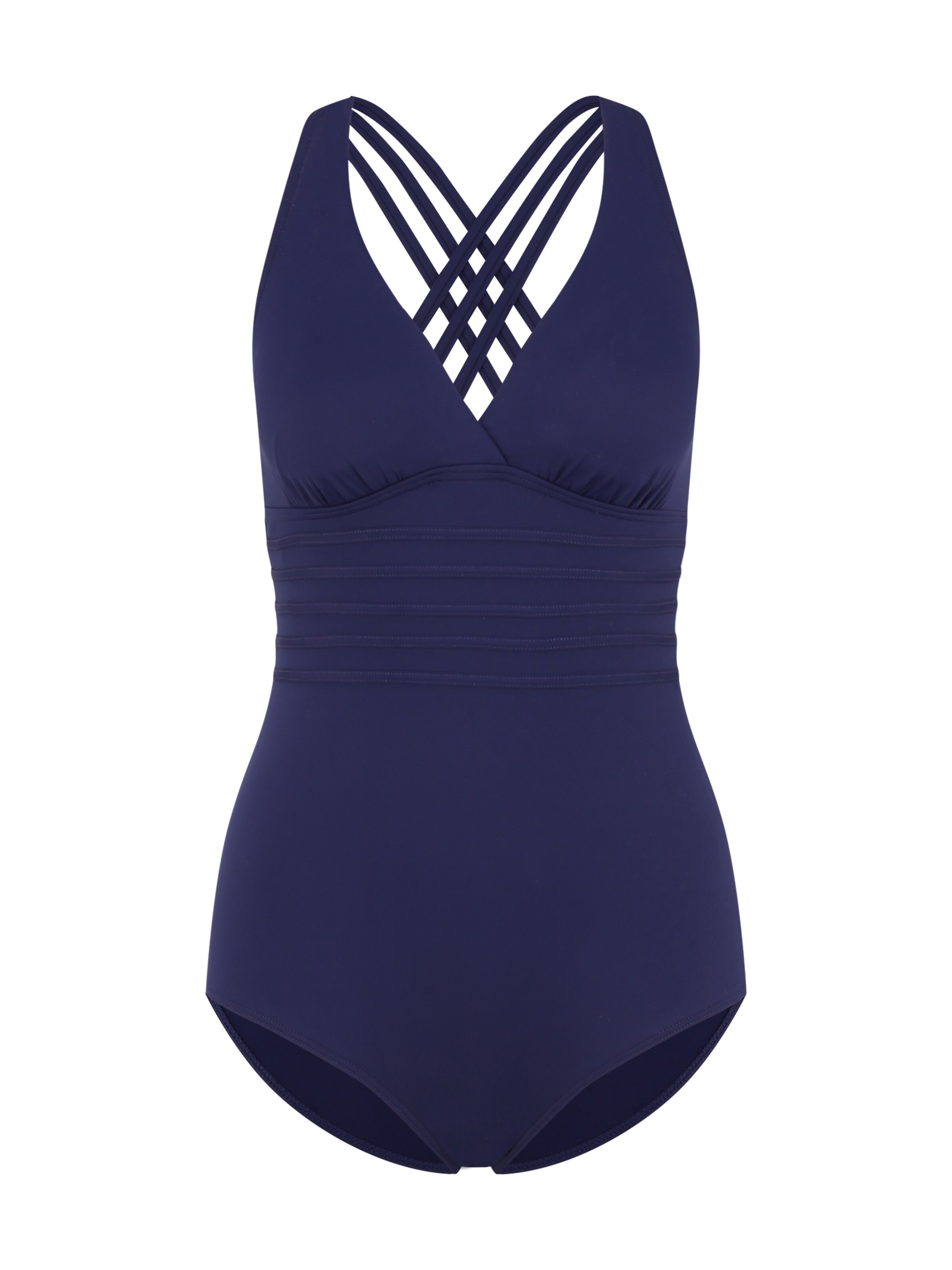 LASCANA Strój kąpielowy w kolorze granatowym, Podgląd produktu