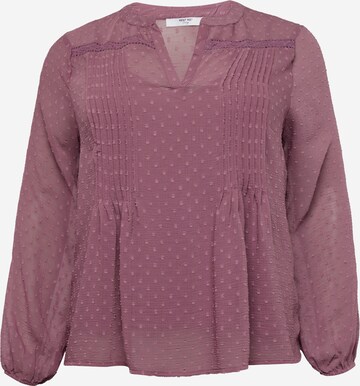 ABOUT YOU Curvy Blouse 'Agnes' in Purple: front