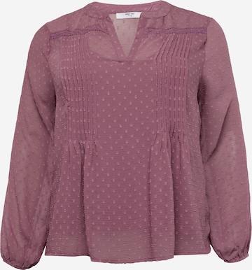 ABOUT YOU Curvy - Blusa 'Agnes' em roxo: frente