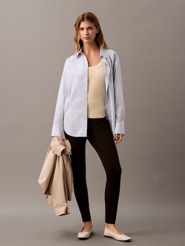 Skinny Leggings Calvin Klein en noir : devant